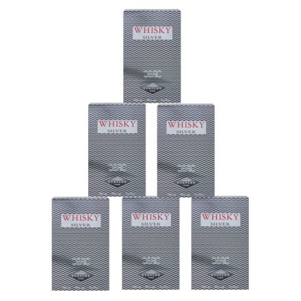Set 6 parfumuri Whisky Silver  100 ml