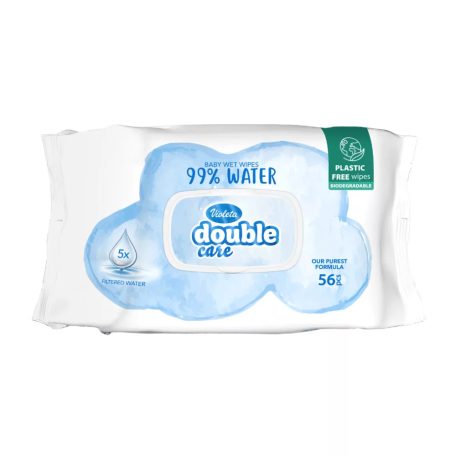 Servetele umede bebelusi Violeta Water Care, continut 99% apa,  14 pachete X 56 buc, 784 buc