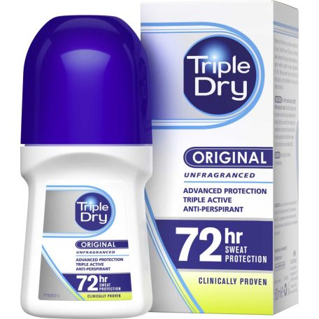 Deodorant roll-on  antiperspirant Triple Dry Classic, unisex, 72h, 50 ml