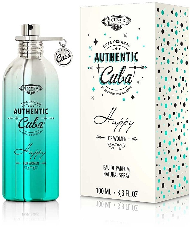 Cuba Authentic Happy, apa de parfum 100 ml, femei