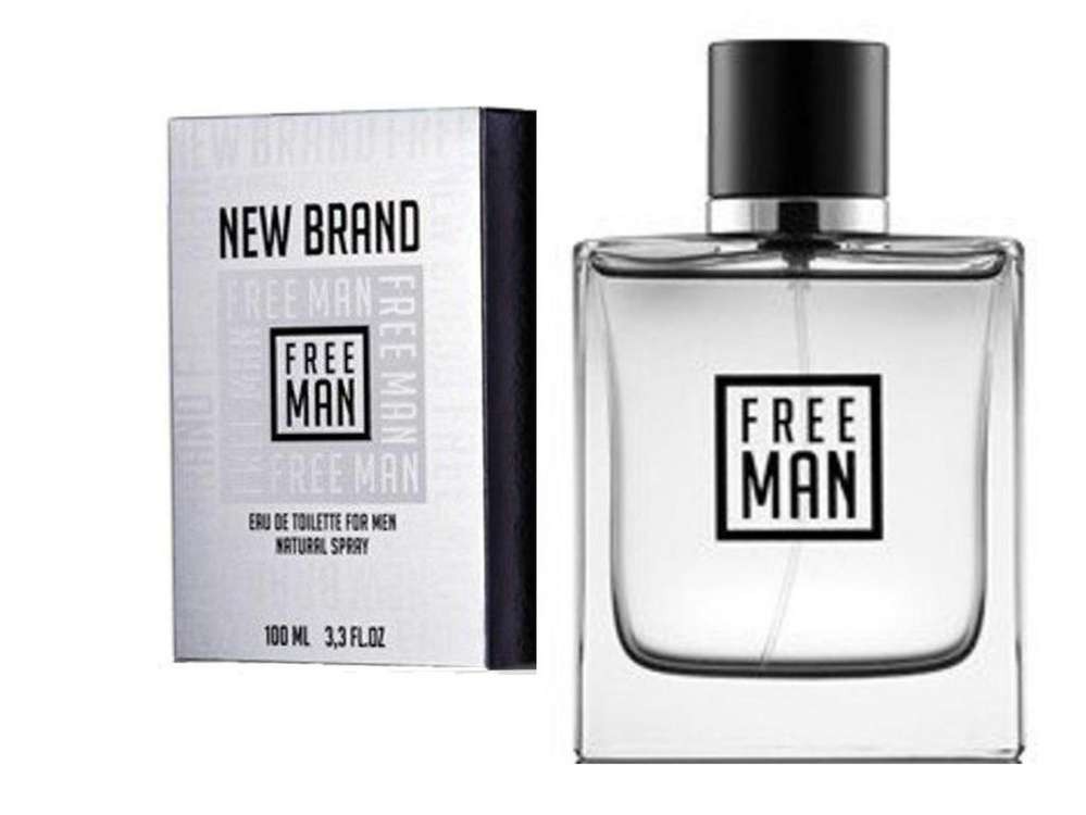 Parfum New Brand Free Man 100ml Edt Replica Guerlain Lhomme